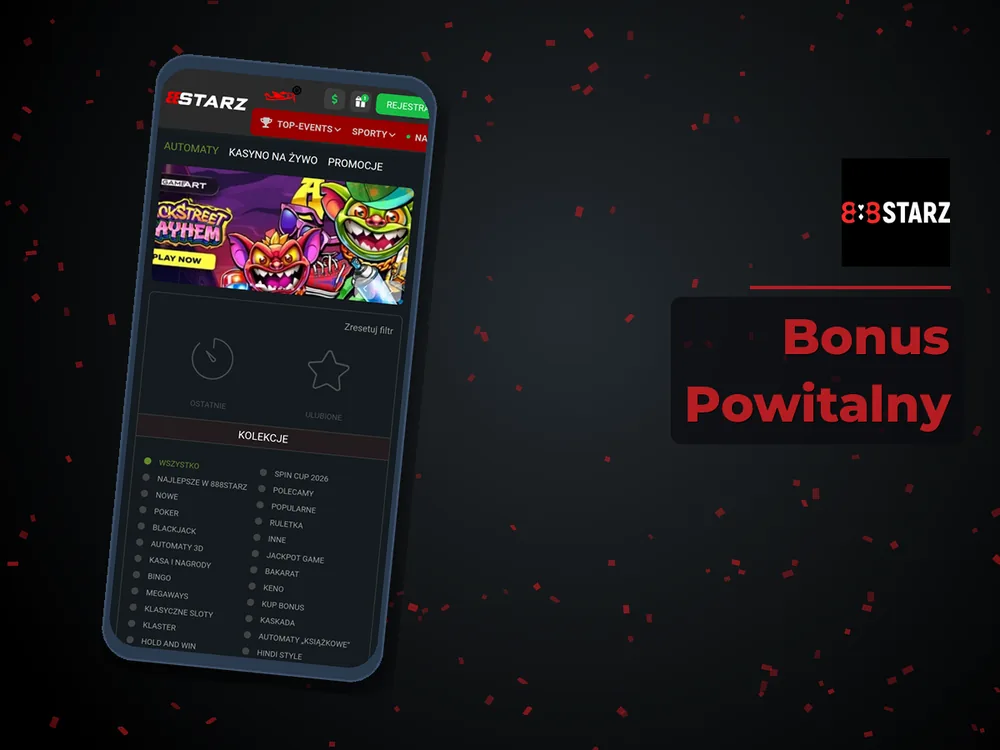 888Starz - Bonus Powitalny