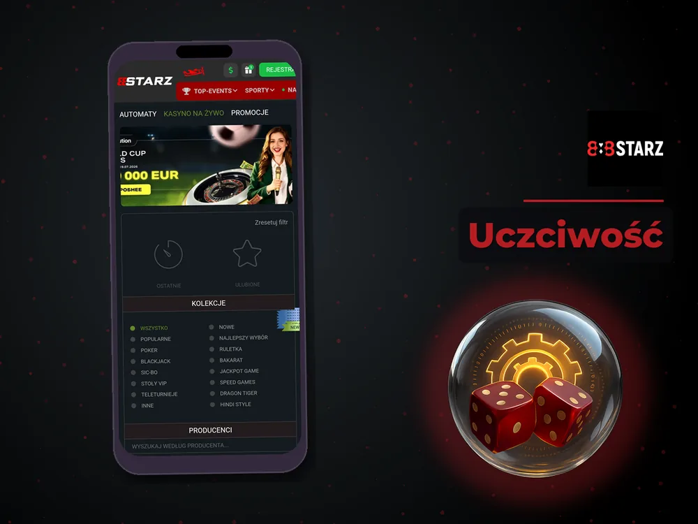 888Starz - Uczciwość