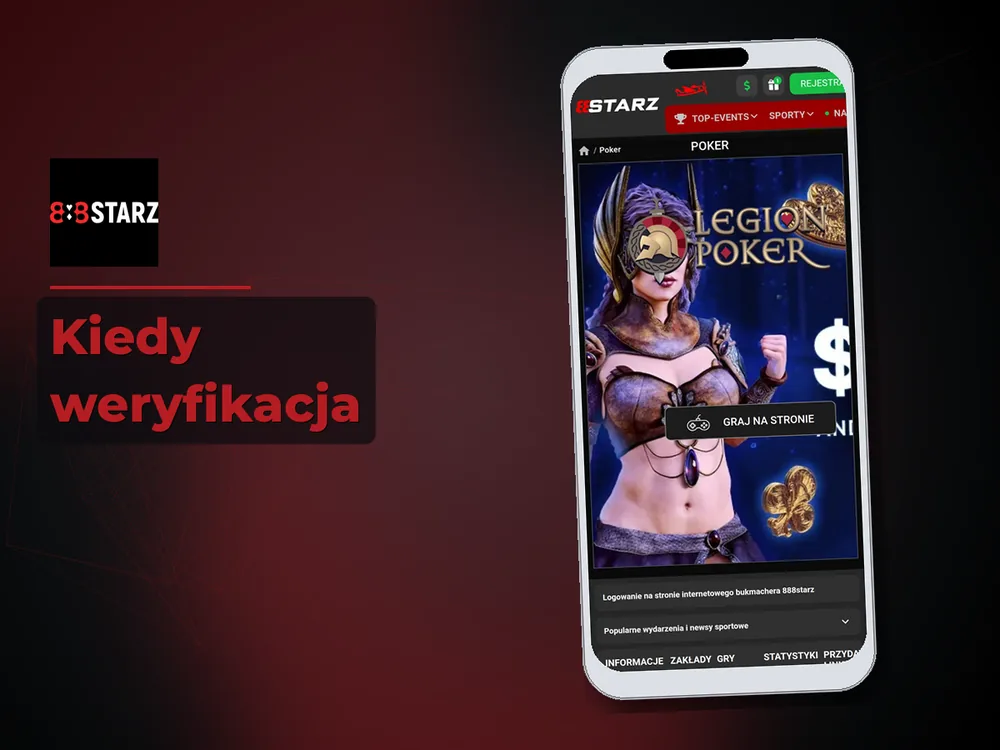 888Starz - Kiedy weryfikacja