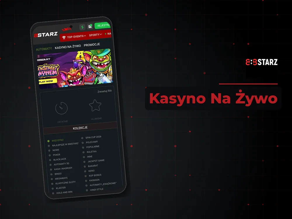 888Starz - Kasyno Na Żywo
