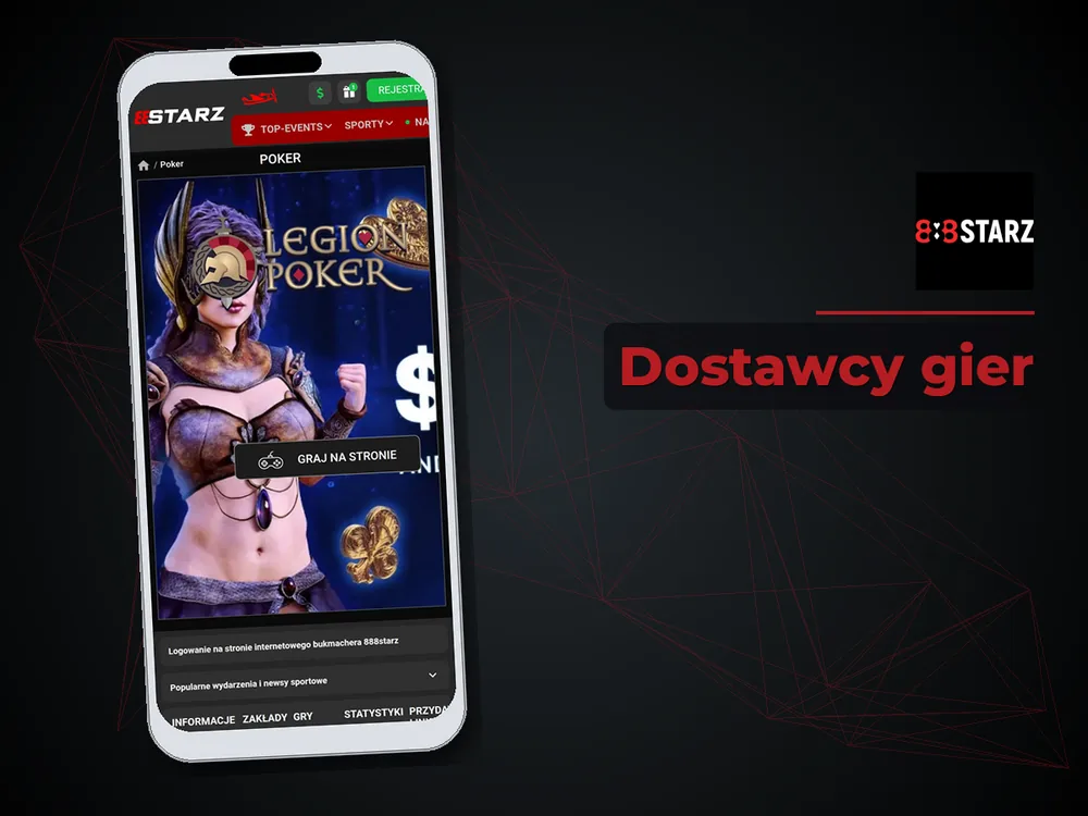 888Starz - Dostawcy gier