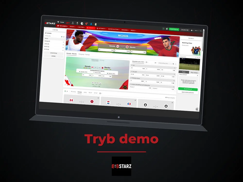 888Starz - Tryb demo