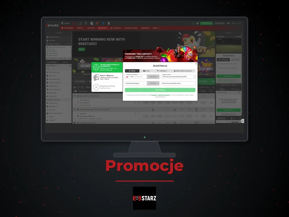 888Starz - Promocje