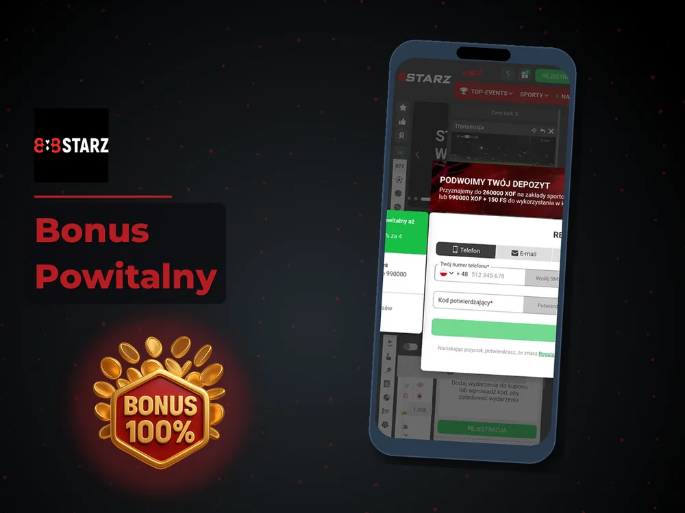 888Starz - Bonus Powitalny
