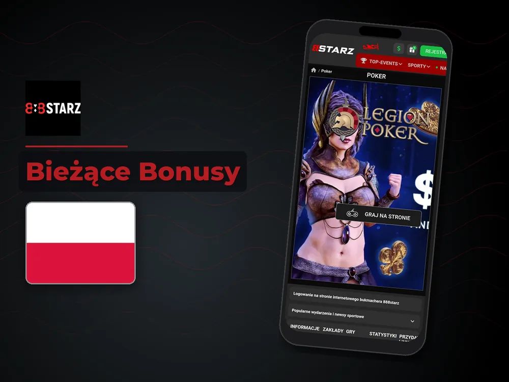 888Starz - Bieżące Bonusy