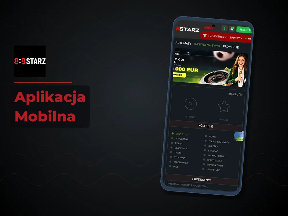 888Starz - Aplikacja Mobilna
