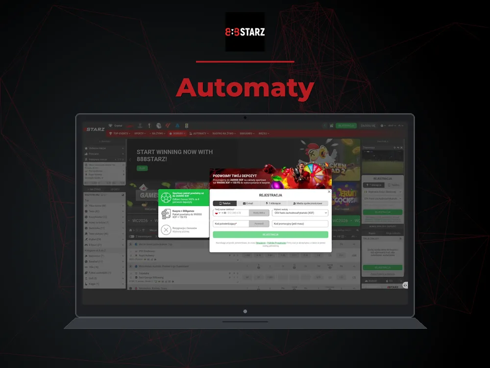 888Starz - Automaty