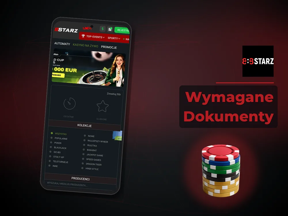 888Starz - Wymagane Dokumenty