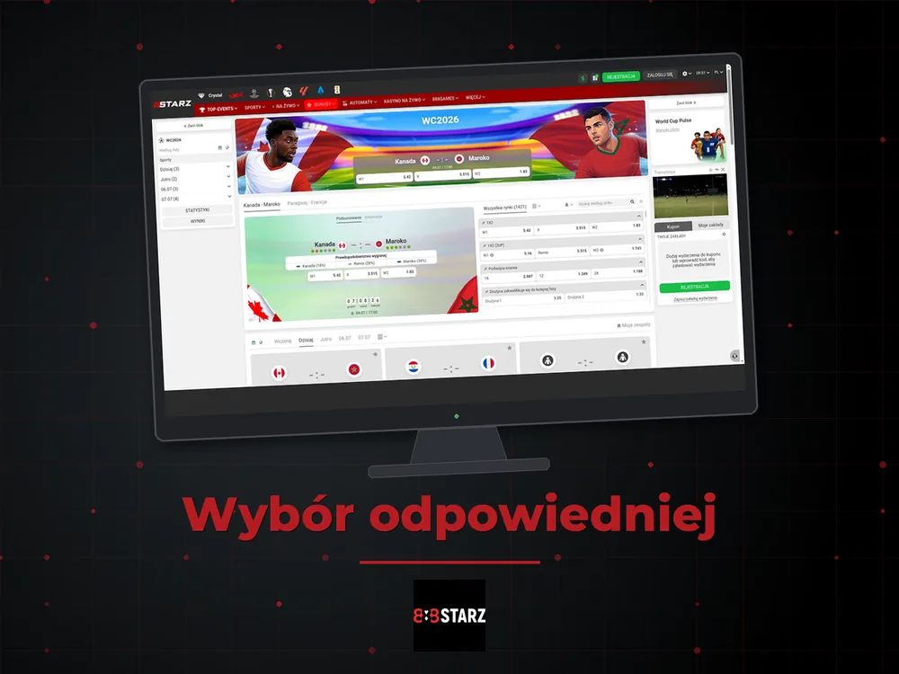 888Starz - Wybór odpowiedniej