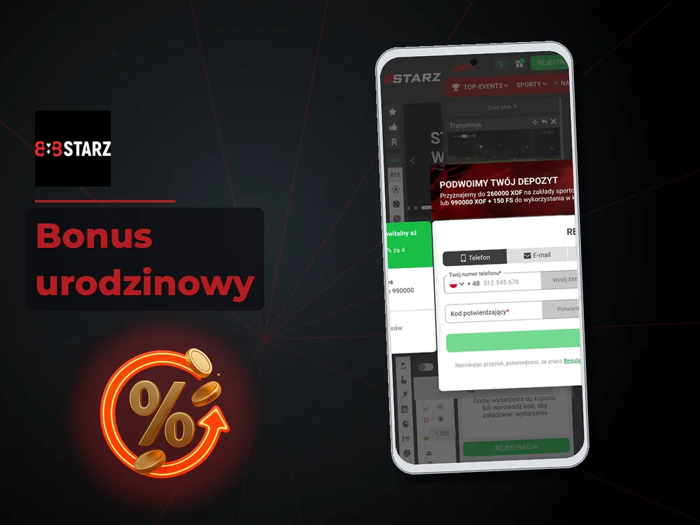 888Starz - Bonus urodzinowy