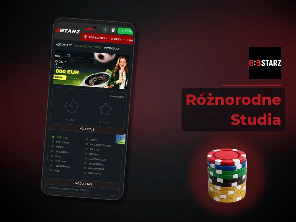 888Starz - Różnorodne Studia