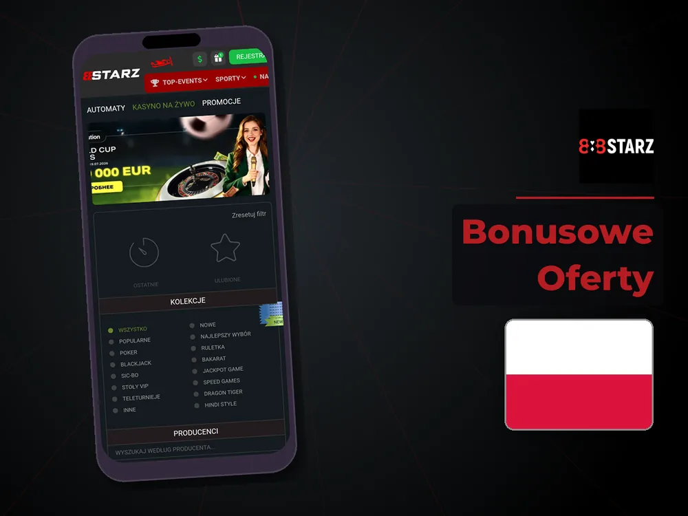 888Starz - Bonusowe Oferty