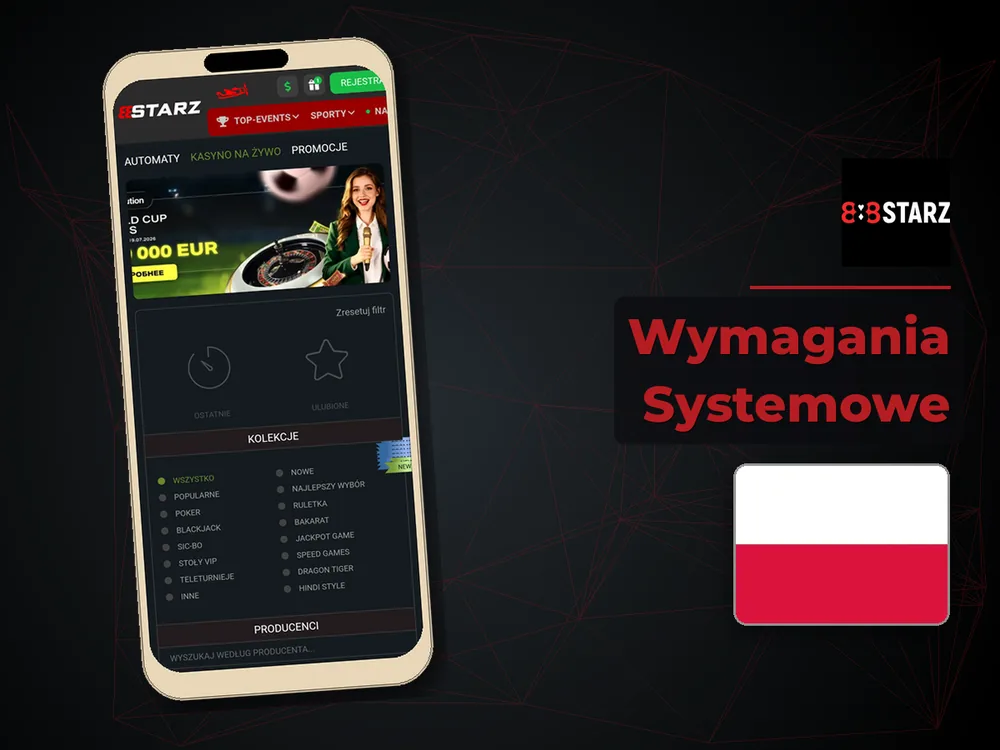 888Starz - Wymagania Systemowe