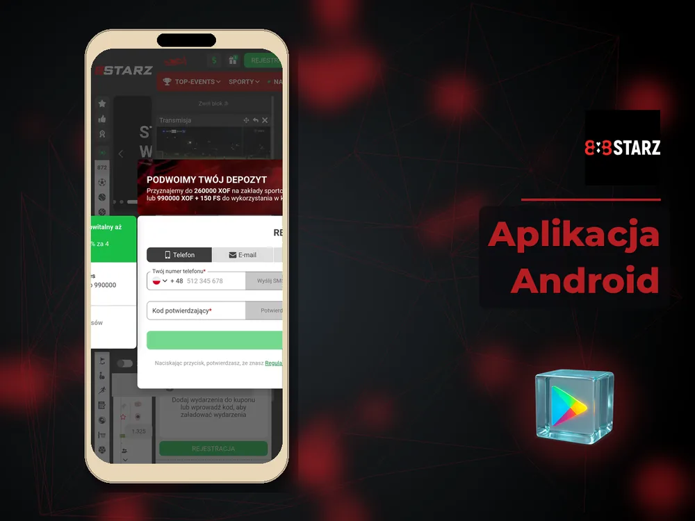 888Starz - Aplikacja Android