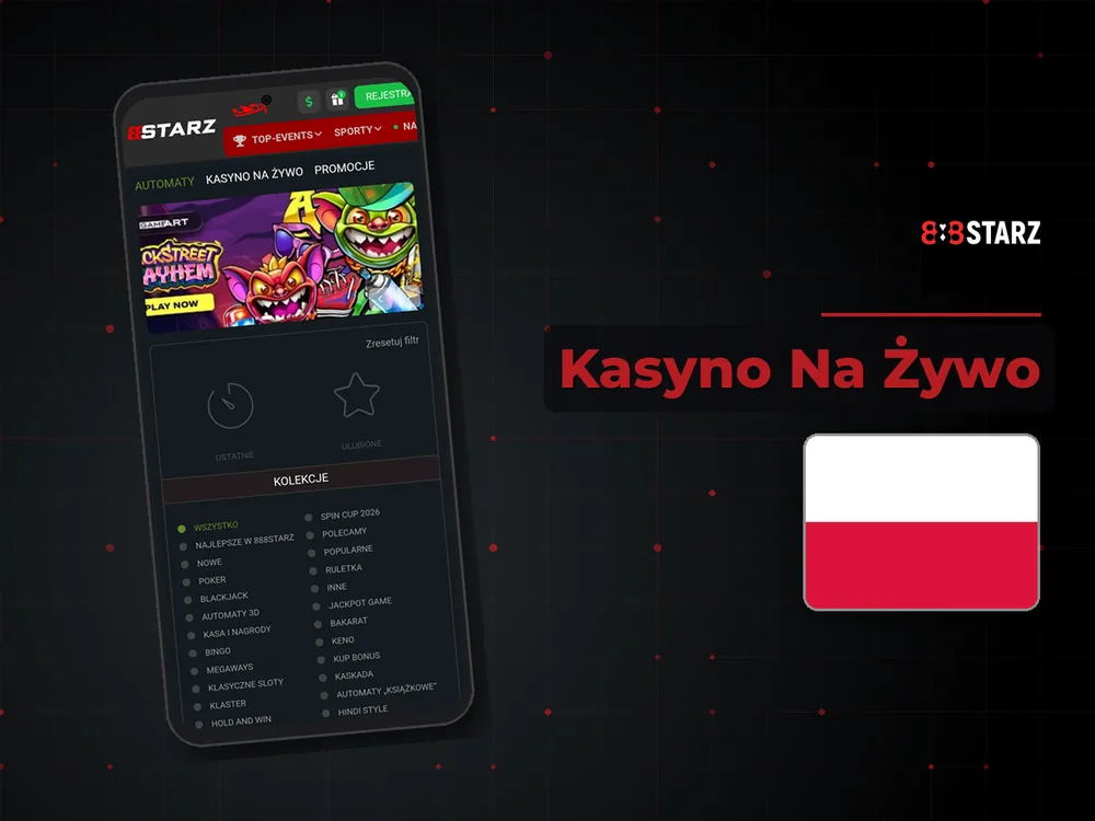 888Starz - Kasyno Na Żywo