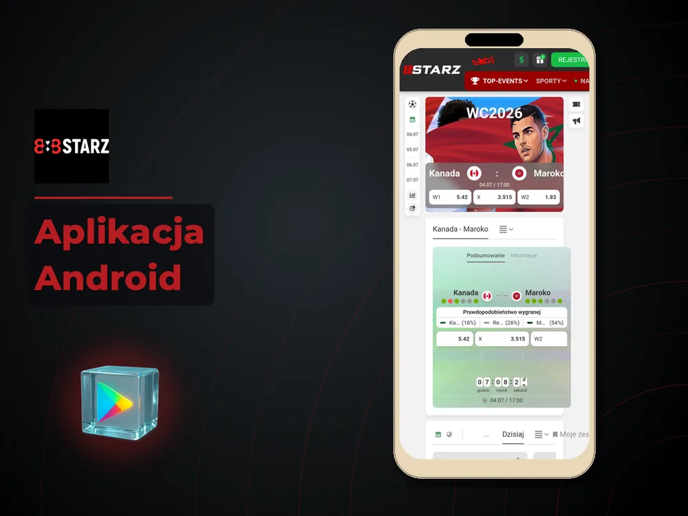 888Starz - Aplikacja Android