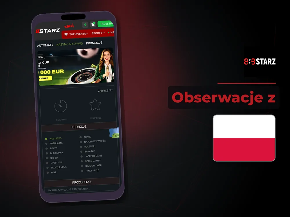 888Starz - Obserwacje z