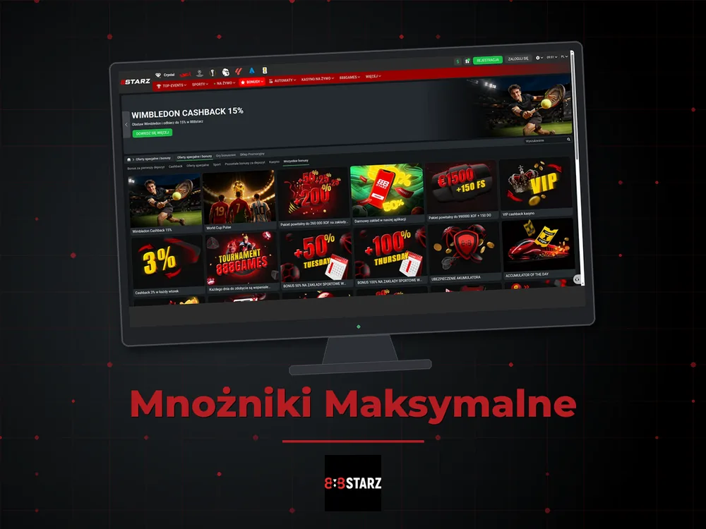 888Starz - Mnożniki Maksymalne