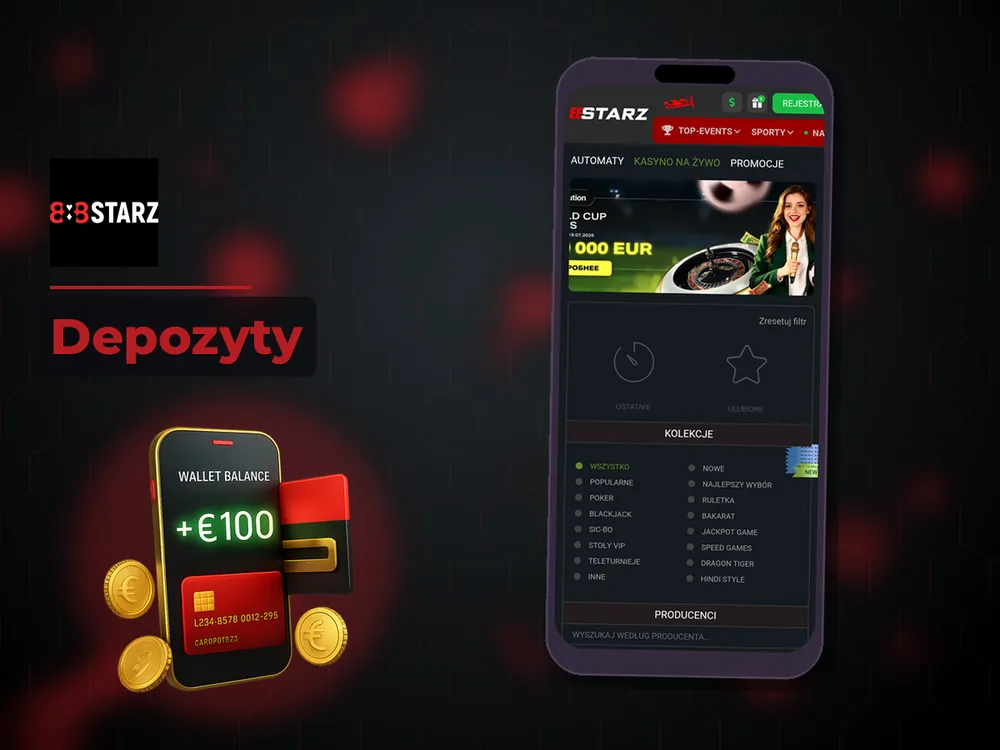 888Starz - Depozyty