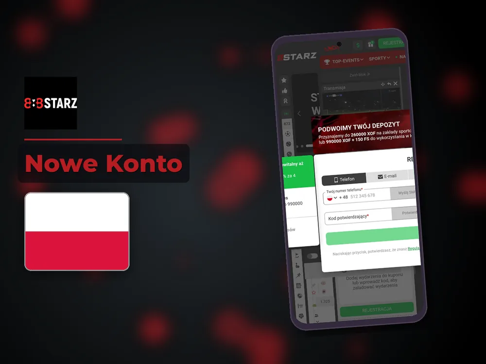 888Starz - Nowe Konto