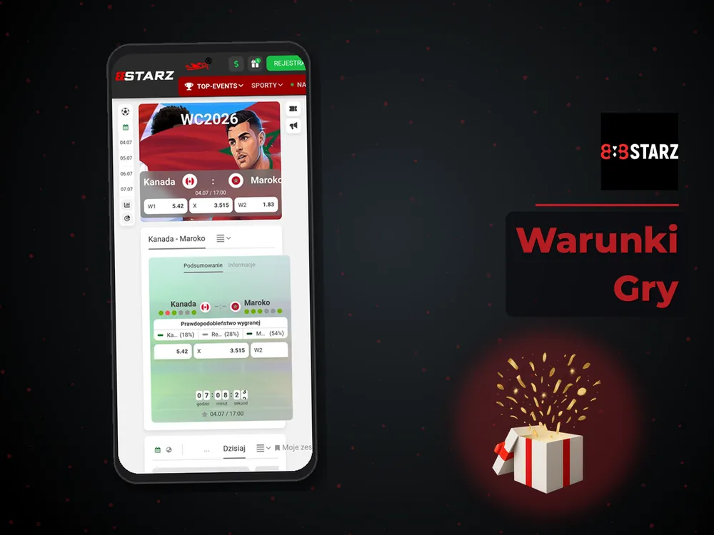888Starz - Warunki Gry