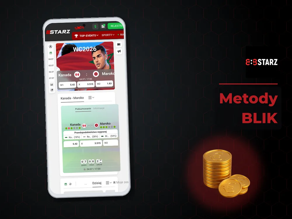 888Starz - Metody BLIK