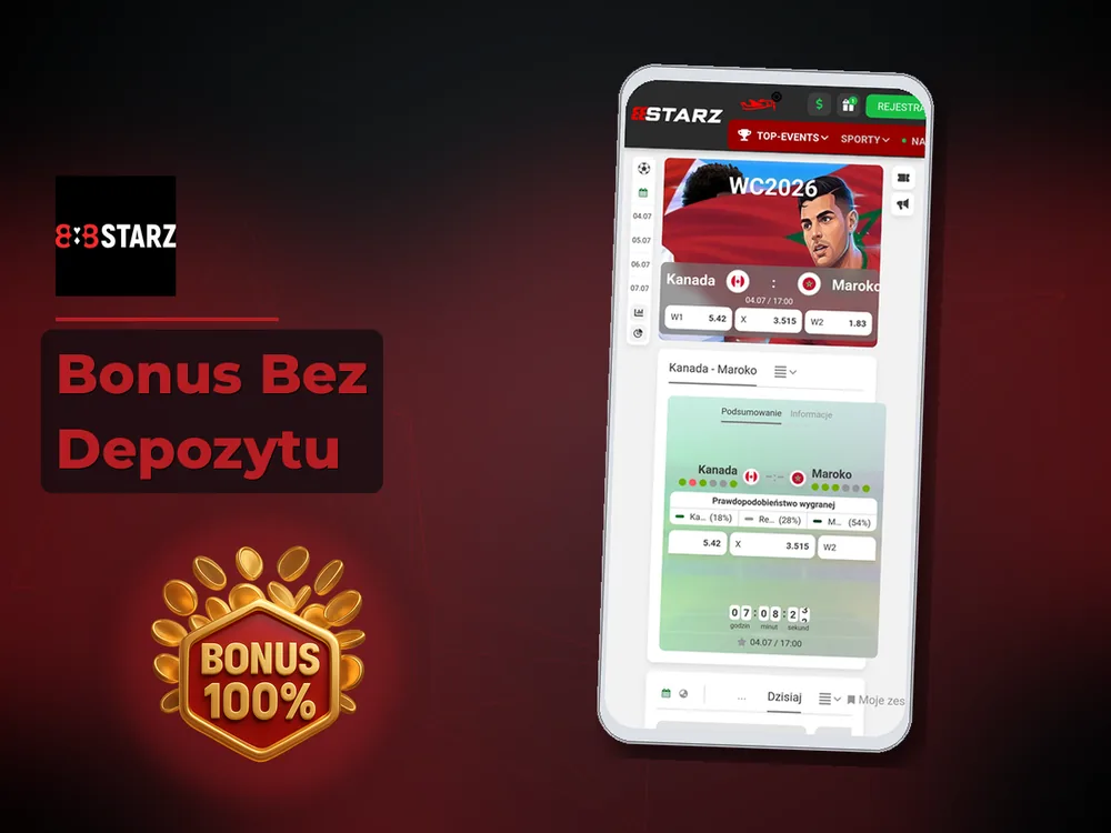 888Starz - Bonus Bez Depozytu