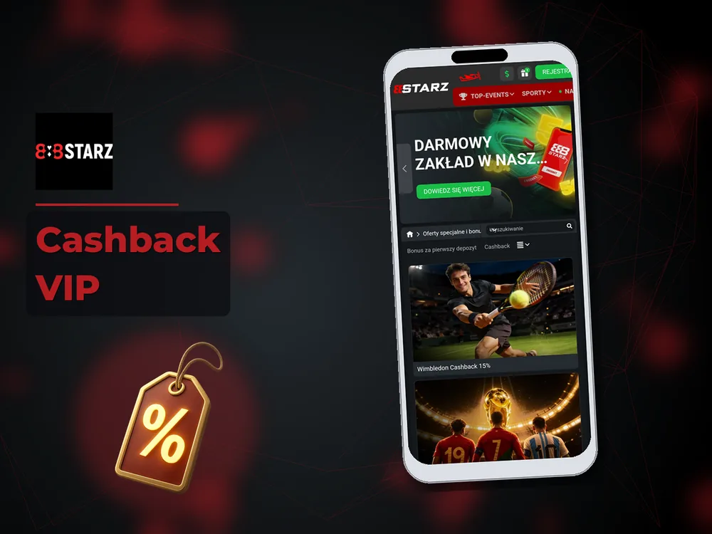 888Starz - Cashback VIP