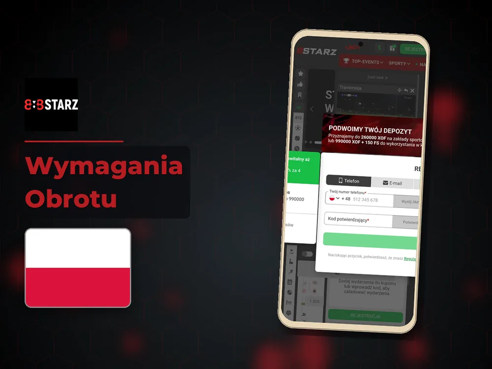 888Starz - Wymagania Obrotu