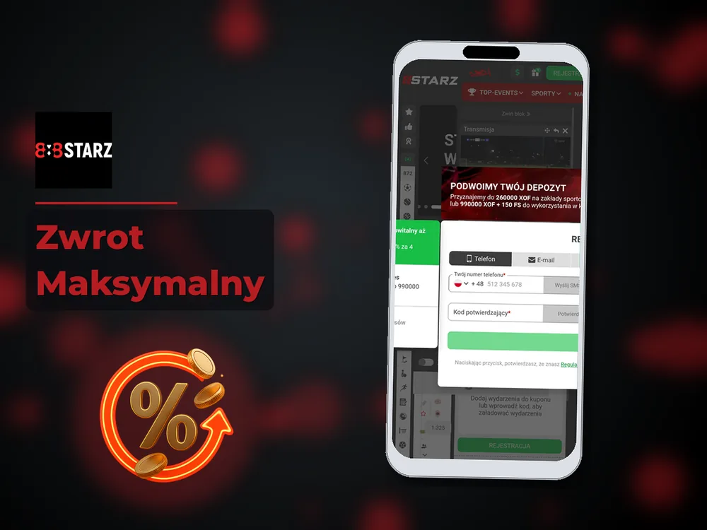 888Starz - Zwrot Maksymalny