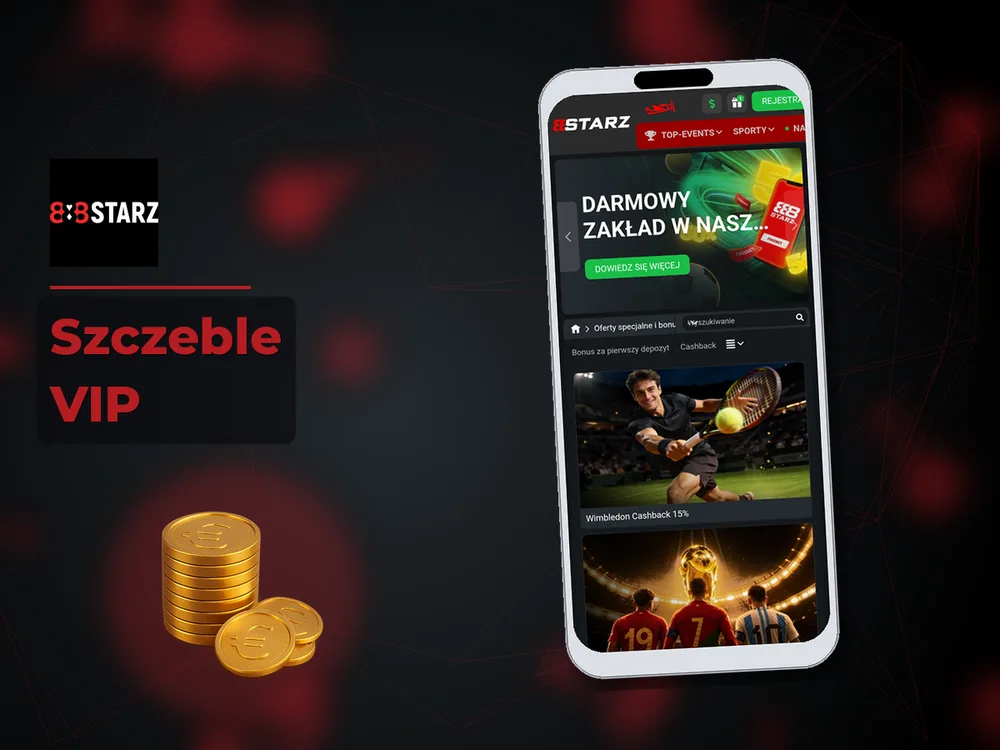 888Starz - Szczeble VIP