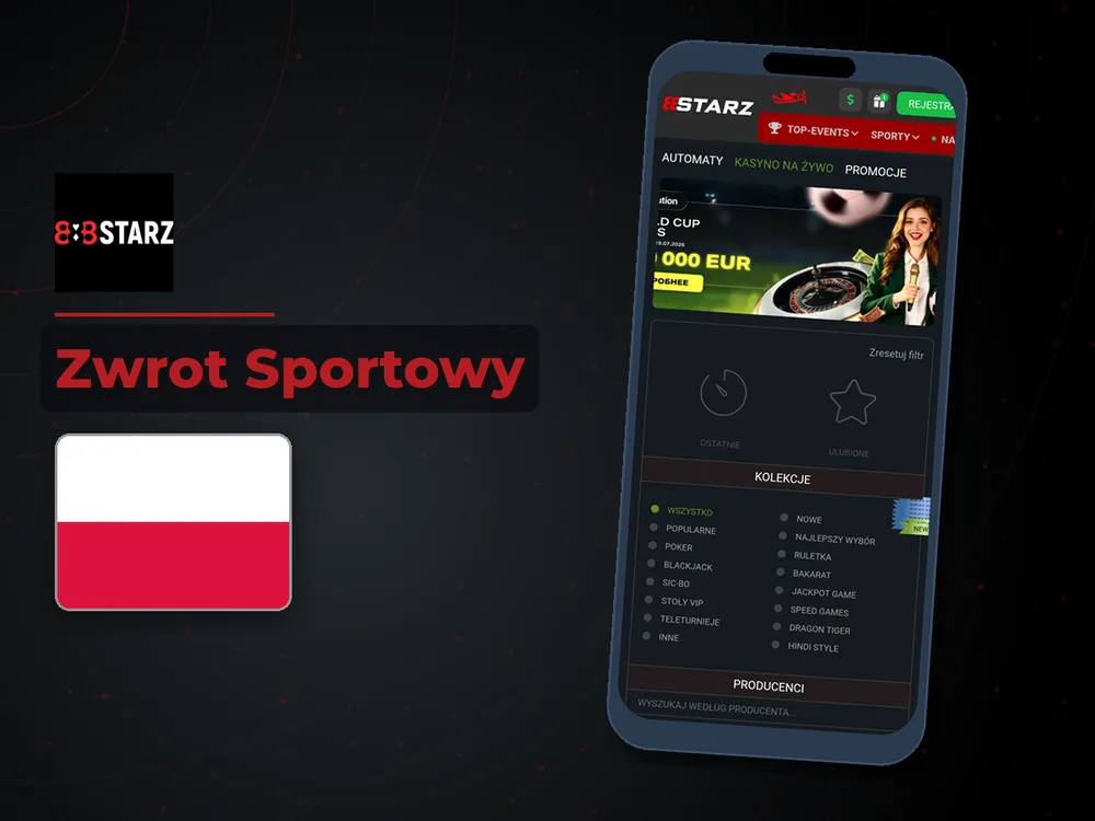 888Starz - Zwrot Sportowy