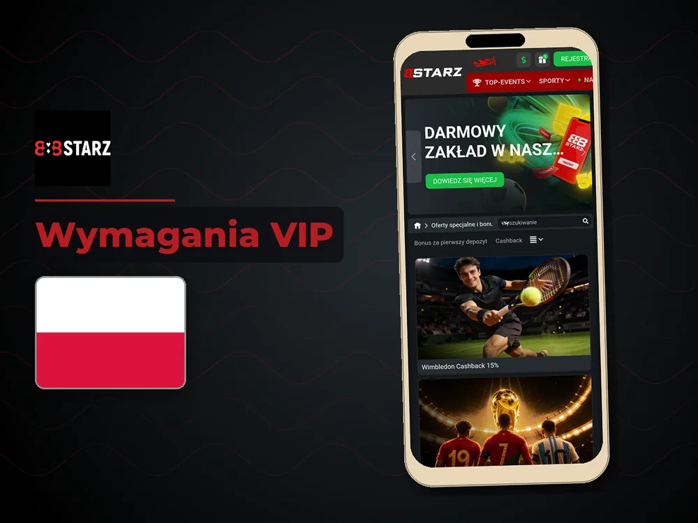 888Starz - Wymagania VIP