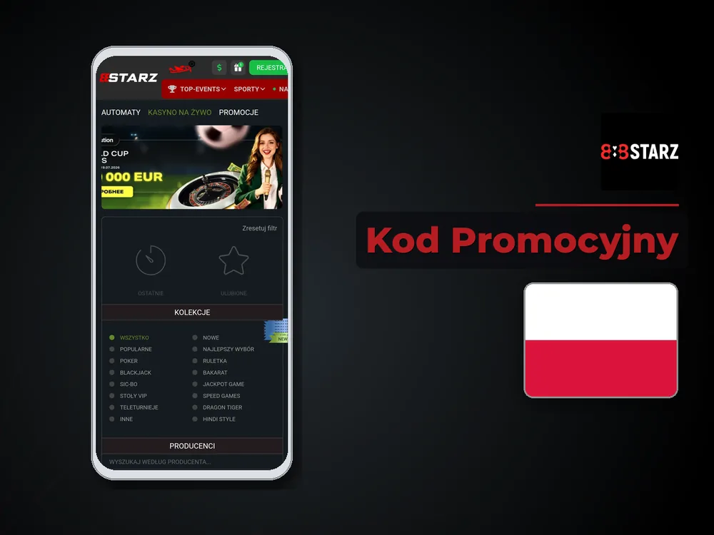 888Starz - Kod Promocyjny