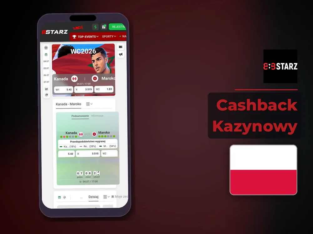 888Starz - Cashback Kazynowy