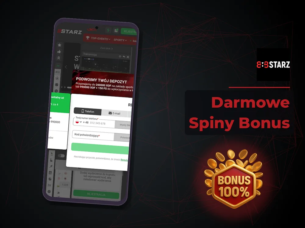 888Starz - Darmowe Spiny Bonus