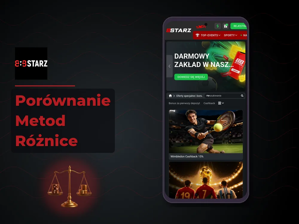 888Starz - Porównanie Metod Różnice