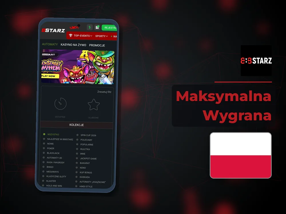 888Starz - Maksymalna Wygrana