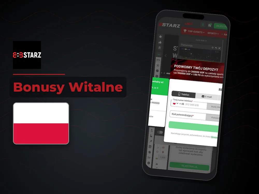 888Starz - Bonusy Witalne