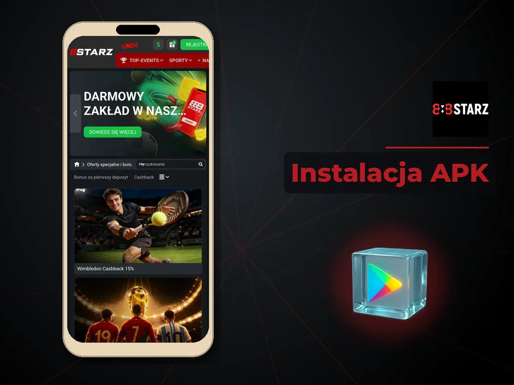 888Starz - Instalacja APK