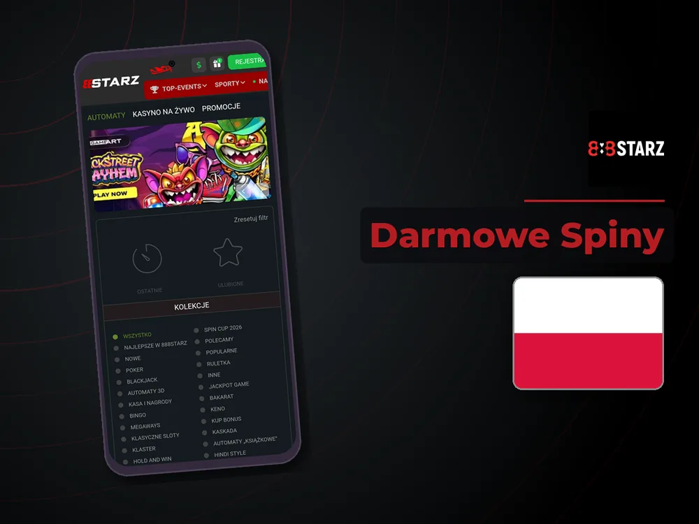 888Starz - Darmowe Spiny