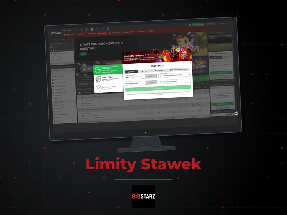 888Starz - Limity Stawek
