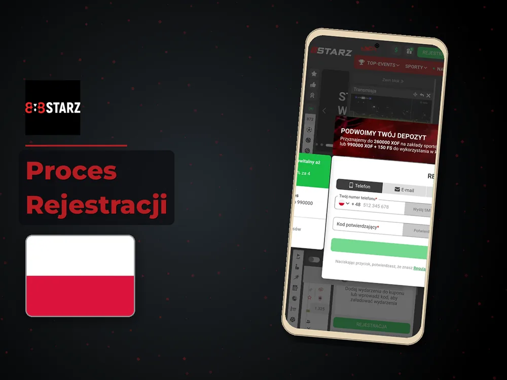 888Starz - Proces Rejestracji