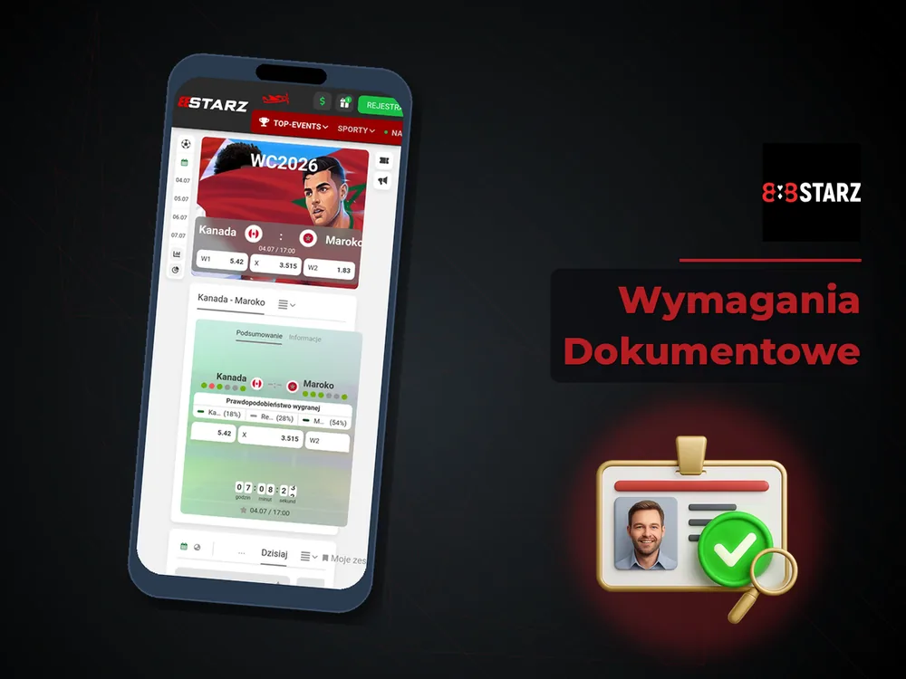 888Starz - Wymagania Dokumentowe