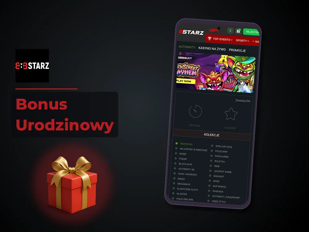 888Starz - Bonus Urodzinowy