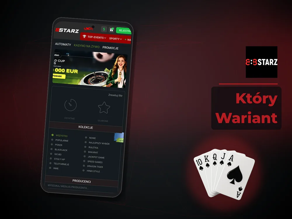 888Starz - Który Wariant