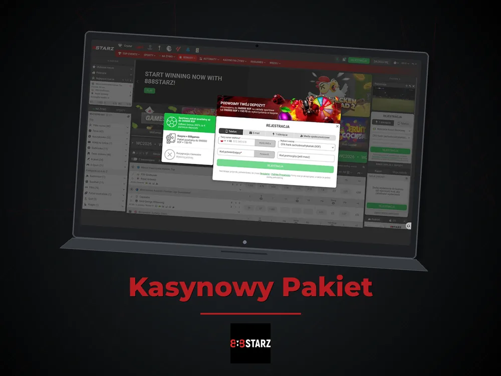 888Starz - Kasynowy Pakiet