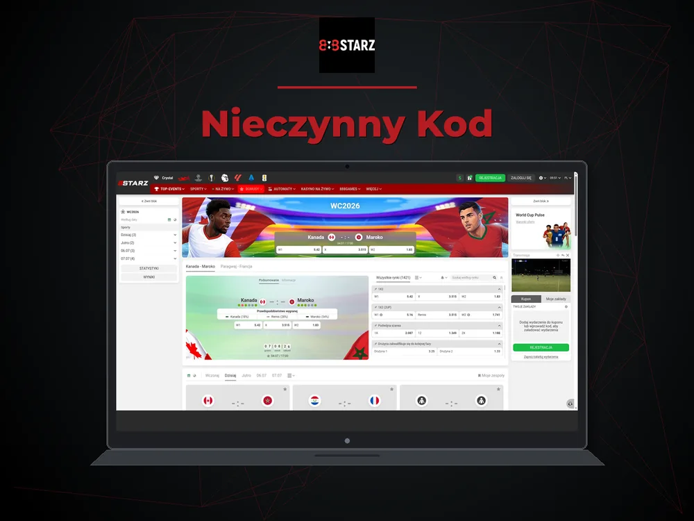 888Starz - Nieczynny Kod
