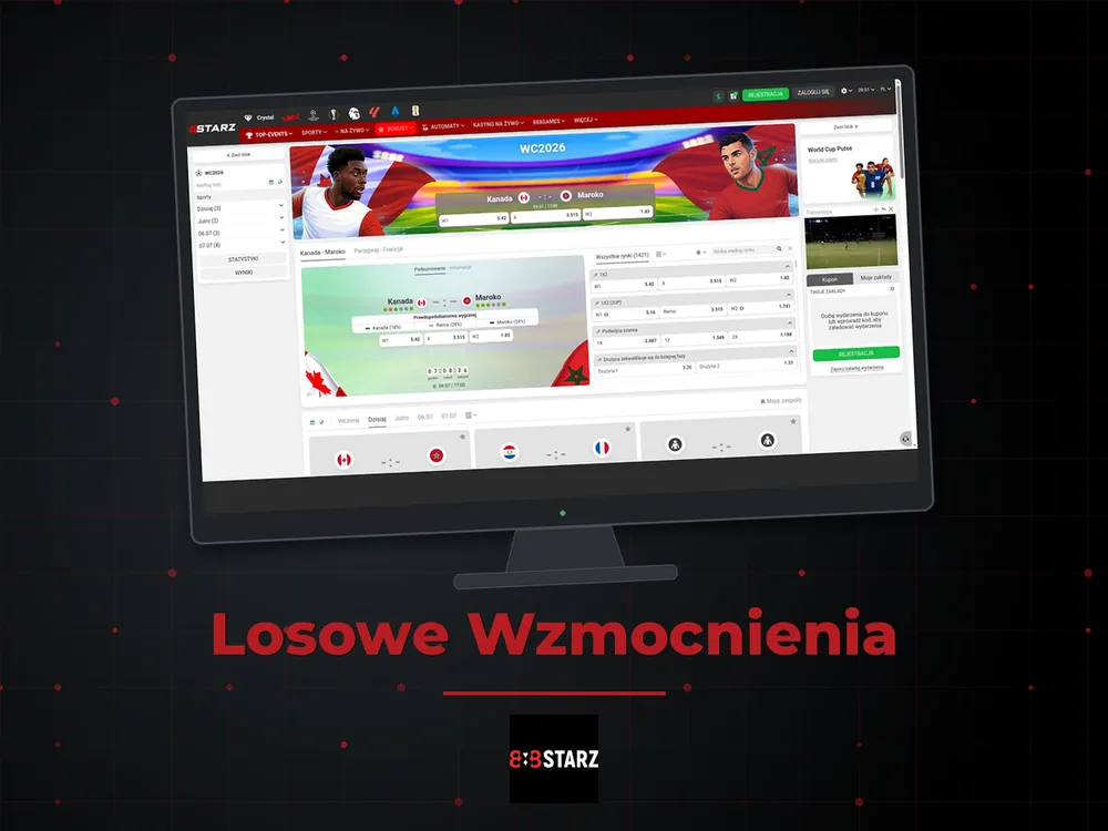 888Starz - Losowe Wzmocnienia