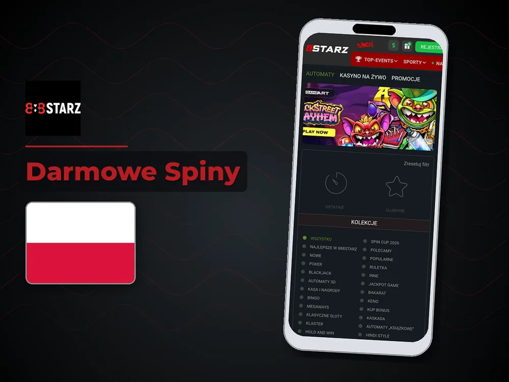 888Starz - Darmowe Spiny